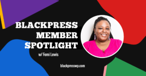 BlackPress Member, Femi Lewis